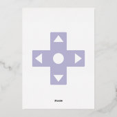 Multiplayer-Modus im Lavendelfoil-Modus Folieneinladung (Rückseite)