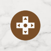 Multiplayer-Modus im Schokoladenkonfetti Konfetti (Klein Vorderseite)