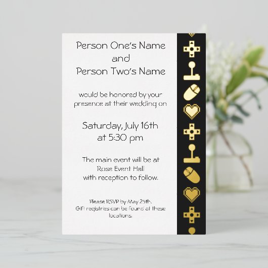 Multiplayer-Modus im Schwarzwald Folieneinladung (Stehend vorne)