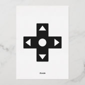 Multiplayer-Modus im Schwarzwald Folieneinladung (Rückseite)