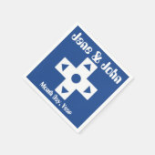 Multiplayer-Modus in Blue Napkins Serviette (Ecke)