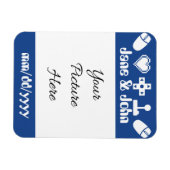 Multiplayer-Modus in Blue Rett-the-Date-Magnet Magnet (Horizontal)