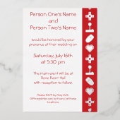 Multiplayer-Modus in Cherry Foil Einladung (Vorderseite)