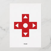 Multiplayer-Modus in Cherry Foil Einladung (Rückseite)