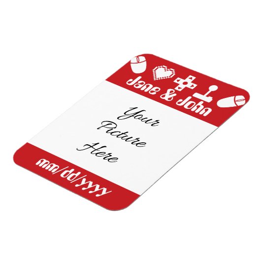 Multiplayer-Modus in Cherry Rett-the-Date-Magnet Magnet (Linke Seite)