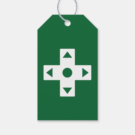 Multiplayer-Modus in der grünen Geschenkmarke Geschenkanhänger (Vorderseite)