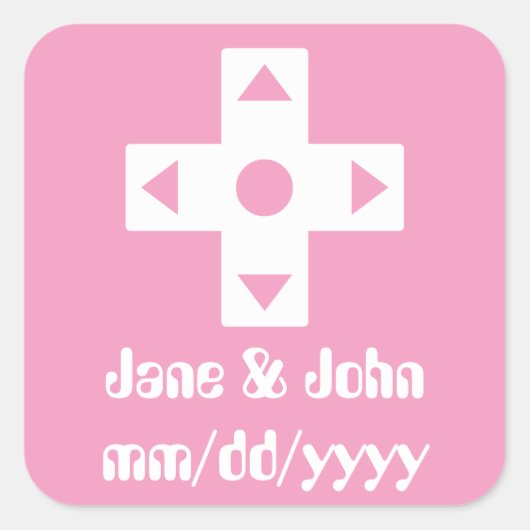 Multiplayer-Modus in der pinkfarbenen Aufkleber (Vorderseite)