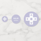 Multiplayer-Modus in Lavender Table Confetti Konfetti (Rückseiten)
