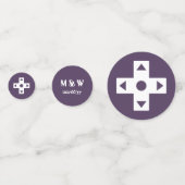 Multiplayer-Modus in Lila Tischkonfiguration Konfetti (Vorderseiten)