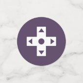 Multiplayer-Modus in Lila Tischkonfiguration Konfetti (Klein Vorderseite)