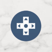 Multiplayer-Modus in Navy Table Confetti Konfetti (Klein Vorderseite)