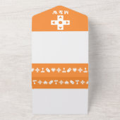 Multiplayer-Modus in Orange All In One Einladung (Außenbereich)