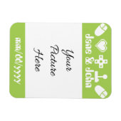 Multiplayer-Modus in Peridot Rett-the-Date-Magnet Magnet (Horizontal)