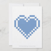 Multiplayer Modus in Periwinkle Hochzeitseinladung Einladung (Rückseite)