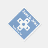 Multiplayer-Modus in Periwinkle Napkins Serviette (Ecke)