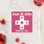 Multiplayer-Modus in Raspberry Napkins Serviette (Beispiel)