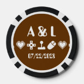 Multiplayer-Modus in Schokolade Pokerchips (Rückseite)