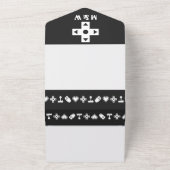 Multiplayer-Modus in Schwarz All In One Einladung (Außenbereich)