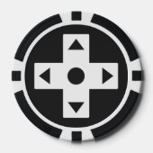Multiplayer-Modus in Schwarz Pokerchips (Vorderseite)