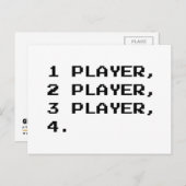 MULTIPLAYER POSTKARTE (Vorne/Hinten)