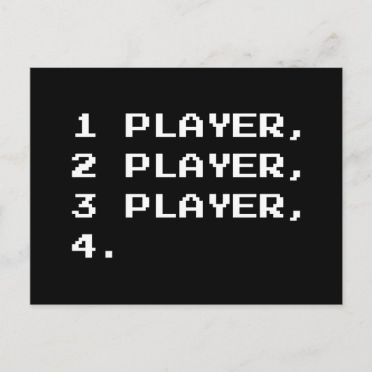 MULTIPLAYER POSTKARTE (Vorderseite)