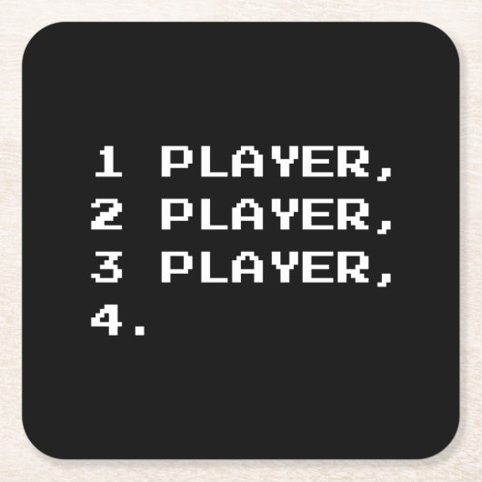 MULTIPLAYER RECHTECKIGER PAPPUNTERSETZER (Vorderseite)