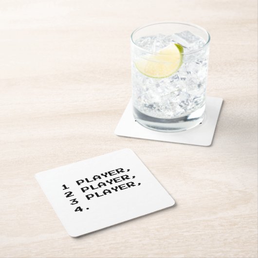 MULTIPLAYER RECHTECKIGER PAPPUNTERSETZER (Vor Ort)