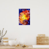 Multiple Awards Winner Hand Painted Artwork Poster (Küche)