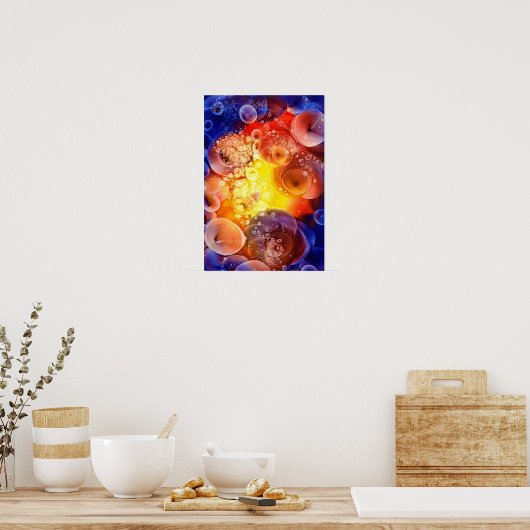 Multiple Awards Winner Hand Painted Artwork Poster (Küche)