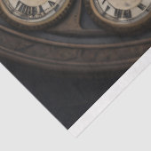 Multiple Clocks and Pocket Watches v4 Tissue Paper Seidenpapier (Ausschnitt)