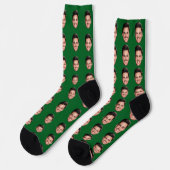 Multiple Face Personalized Socks, Add Your Image Socken (Linkes Detail)