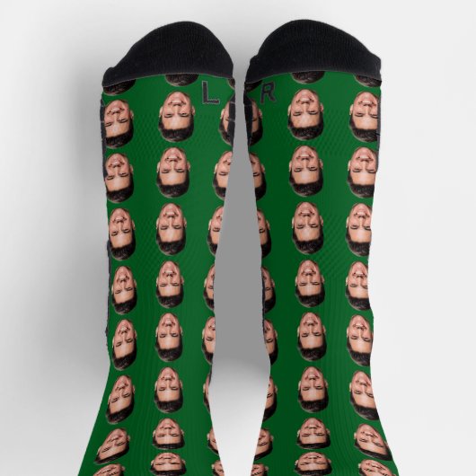 Multiple Face Personalized Socks, Add Your Image  Socken (Oben)