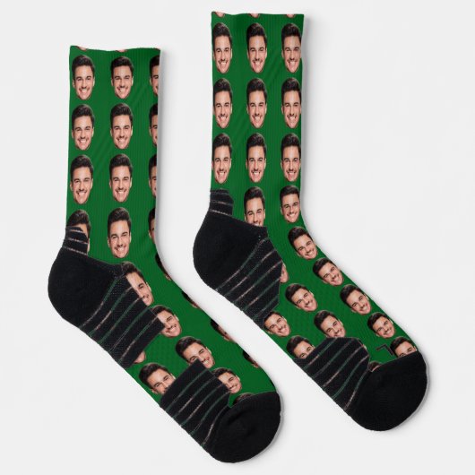 Multiple Face Personalized Socks, Add Your Image  Socken (Rechts)