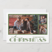 Multiple Foto Green Frohe Weihnachten (Vorderseite)