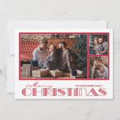 Multiple Foto Red Frohe Weihnachten (Vorderseite)