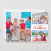 Multiple Foto Red Frohe Weihnachten (Vorderseite)