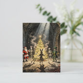 Multiple Holidays Spooky Party Postkarte (Stehend Vorderseite)