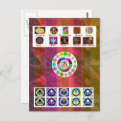 MULTIPLE Image Art - Reiki Karuna Holistic Postkarte (Vorne/Hinten)