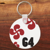 Multiple Kreuze 64.ai Schlüsselanhänger (Vorderseite)