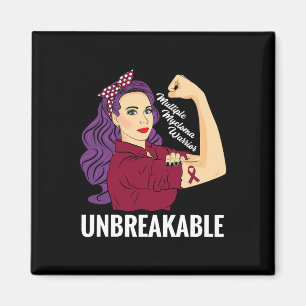 Multiple Myelom Awareness Bloor Cancer Warrior G Magnet