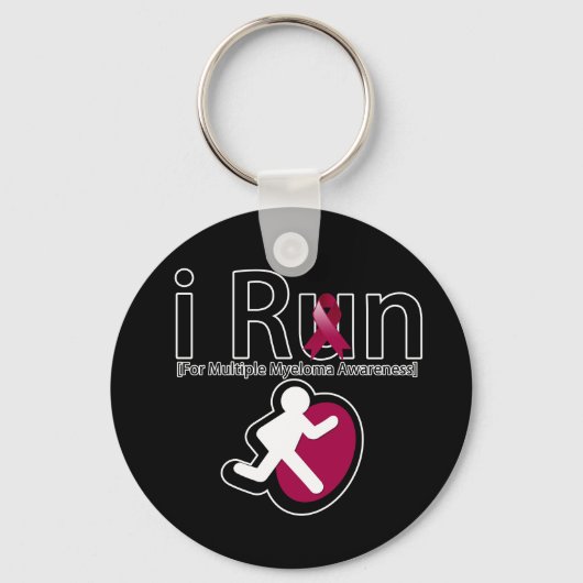Multiple Myelom Awareness I run Schlüsselanhänger (Vorderseite)