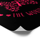 Multiple Myelom Awareness I Tragen Burgundy für ei Poster (Ecke)