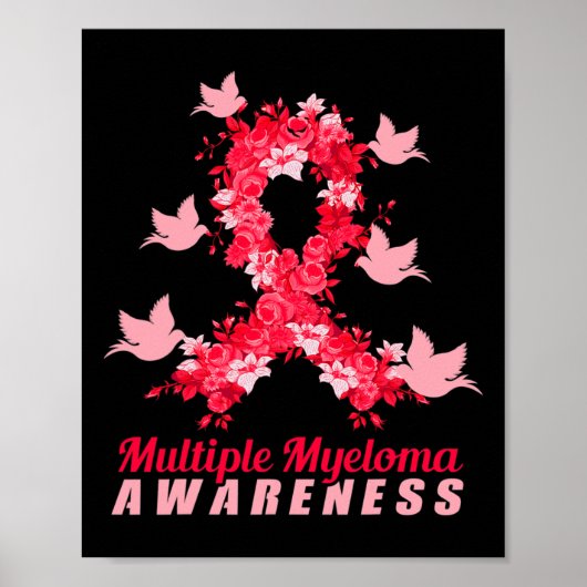 Multiple Myelom Awareness Support Birds Poster (Vorne)