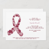 Multiple Myelom Cancer Awareness Fundraiser Gala Einladung (Vorne/Hinten)