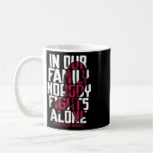 Multiple Myelom-Unterstützung Familiämisches Multi Kaffeetasse (Links)
