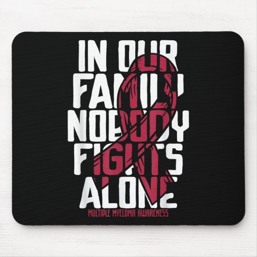 Multiple Myelom-Unterstützung Familiämisches Multi Mousepad (Vorne)