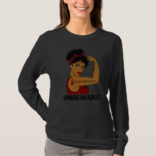 Multiple Myelom Warrior Black Women Unzerbrechlich T-Shirt