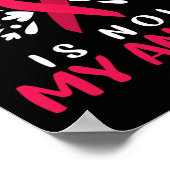 Multiple Myeloma Awareness My Hero Is Now My Angel Poster (Ecke)