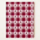 Multiple Myeloma Cancer Awareness Plaid Planner Planer (Rückseite)