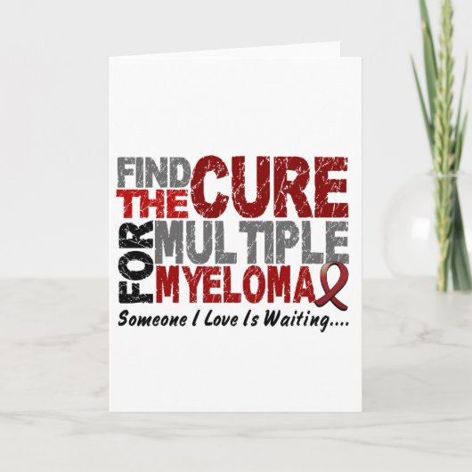 Multiple Myeloma FIND THE CURE 1 Karte (Vorderseite)